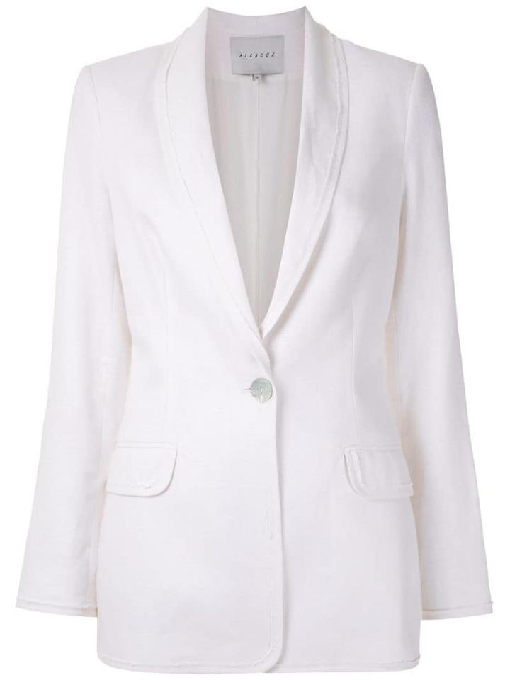 Alcaçuz V-neck Miriam Blazer - White