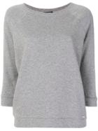Woolrich Cropped Sleeve Sweatshirt - Grey