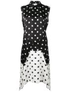Christian Wijnants - Polka Dot Patterned Dress - Women - Silk - 38, Women's, Black, Silk