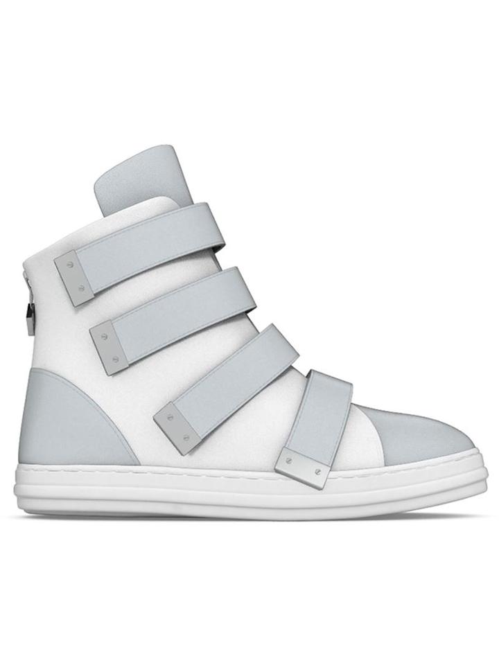 Myswear Bond Hi-top Sneakers, Women's, Size: 38, White, Nappa Leather/rubber