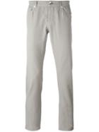 Brunello Cucinelli Slim-fit Trousers, Men's, Size: 52, Grey, Cotton/polyester