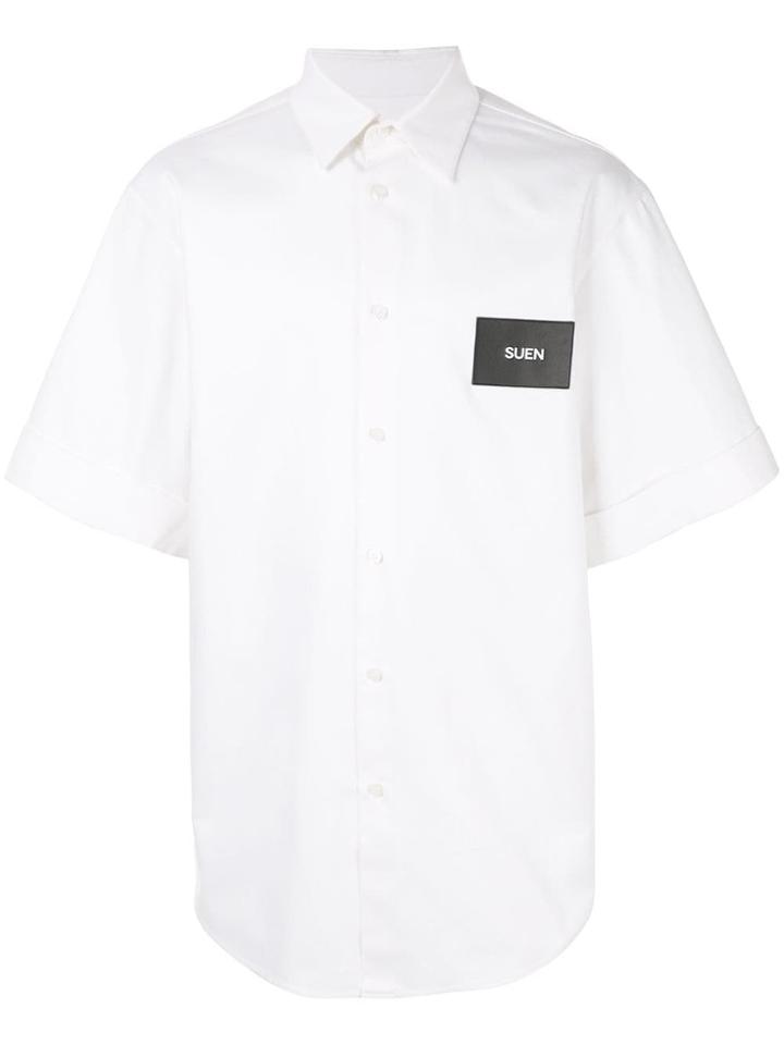 Sean Suen Logo Patch Shirt - White