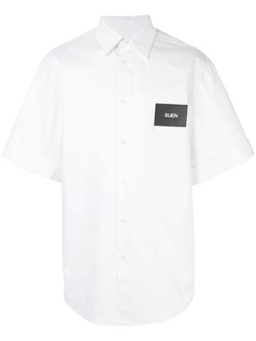 Sean Suen Logo Patch Shirt - White