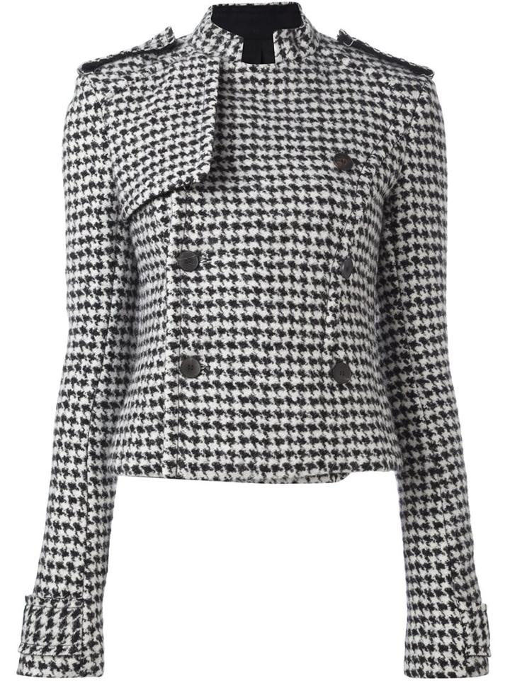 Haider Ackermann Pied De Poule Pattern Jacket