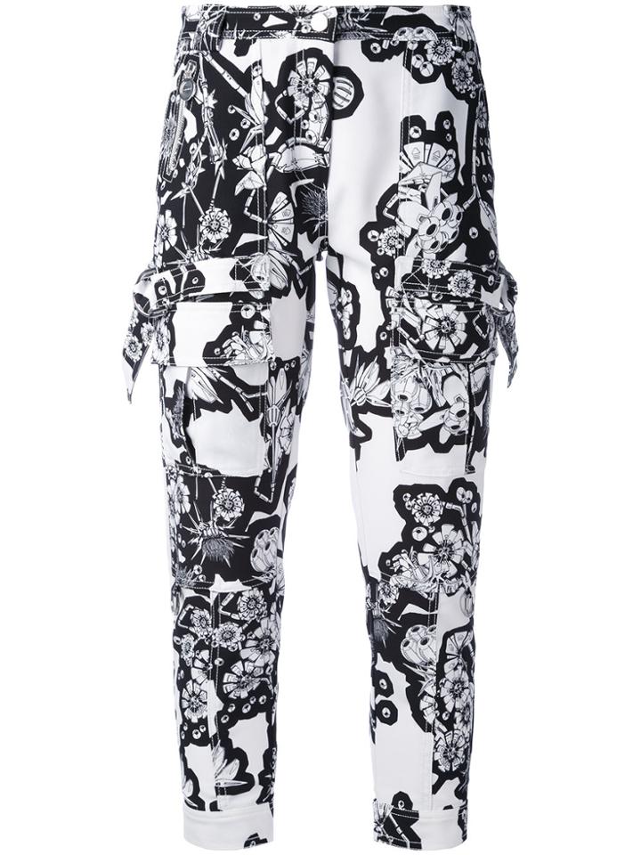 Carven Patterned Trousers - White