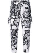 Carven Patterned Trousers - White