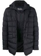 Herno Layered Look Padded Jacket - Blue