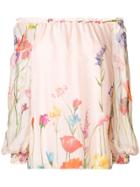 Blumarine Floral Print Blouse - Pink