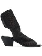 Lost & Found Ria Dunn Back Lace-up Sandals - Black