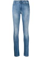 Karl Lagerfeld Contrast Slim-fit Denim Jeans - Blue