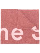Acne Studios Toronty Logo Scarf - Pink