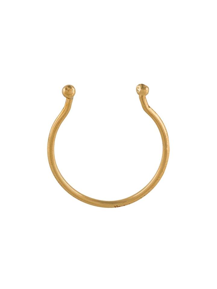 Jil Sander Open Adjustable Ring - Gold