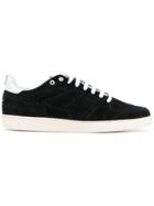 Ami Alexandre Mattiussi Thin Laced Low Trainers - Black