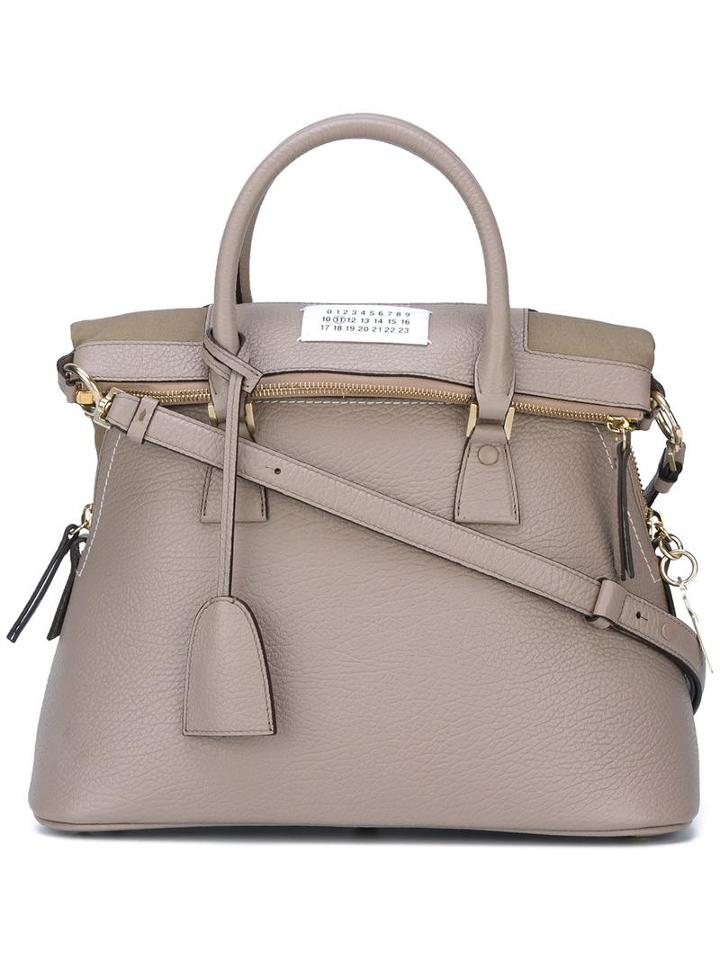 Maison Margiela Large '5ac' Shoulder Bag, Women's, Nude/neutrals