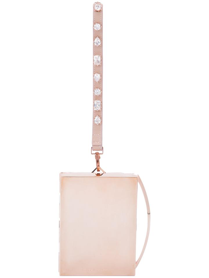 Eddie Borgo Box Clutch Bag - Metallic