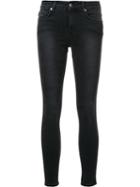 Ksubi Super Skinny Cropped Jeans, Women's, Size: 28, Black, Spandex/elastane/polyester/cotton