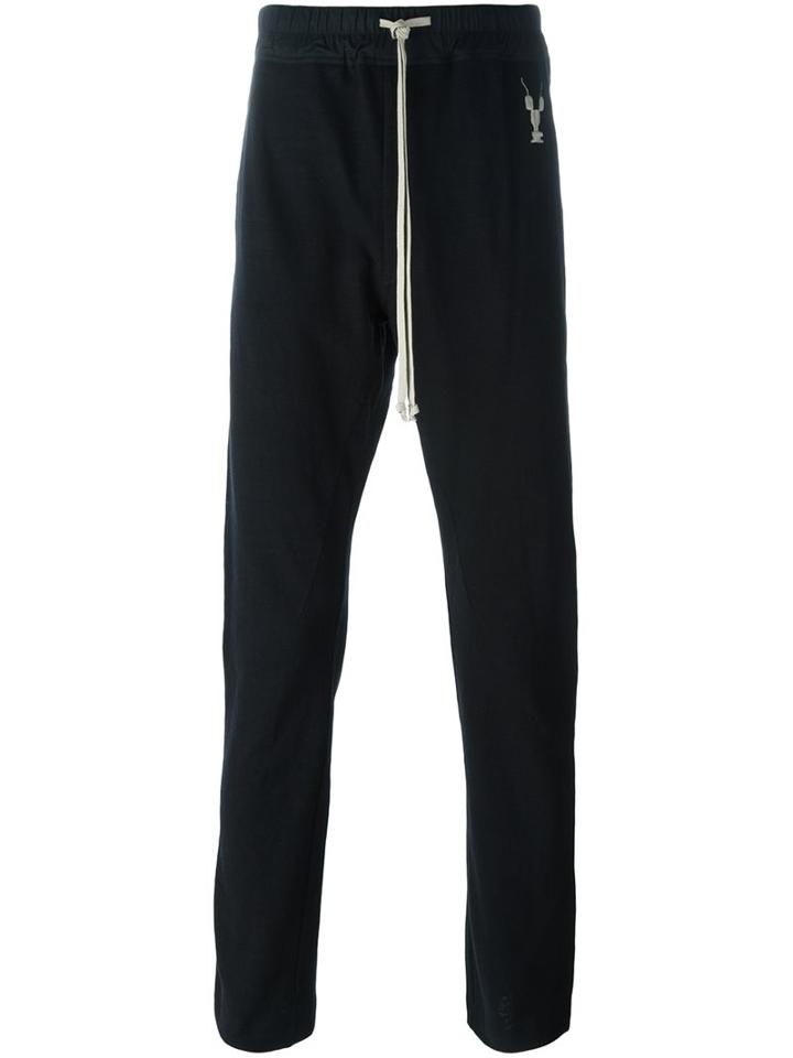Rick Owens Drkshdw Contrast Drawstring Track Pants