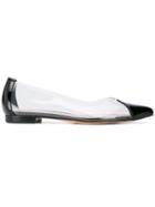 Schutz Pointed Vinyl Shoes - Black