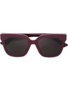Dior Eyewear 'soft 2' Sunglasses, Women's, Red, Acetate