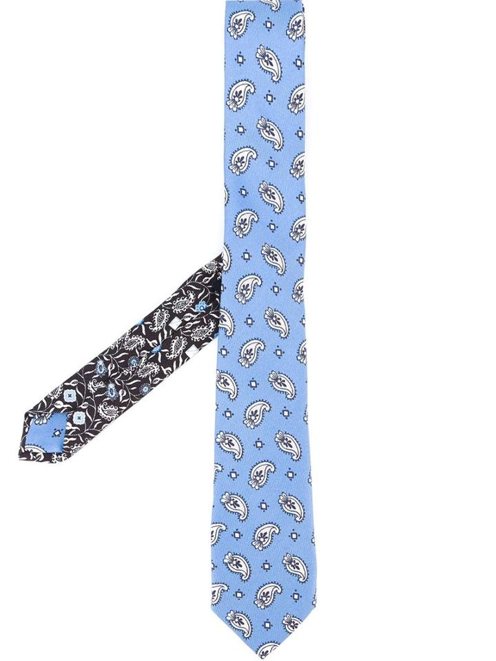 Etro Paisley Print Tie