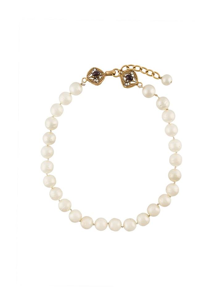 Chanel Vintage Pearl Gripoix Necklace