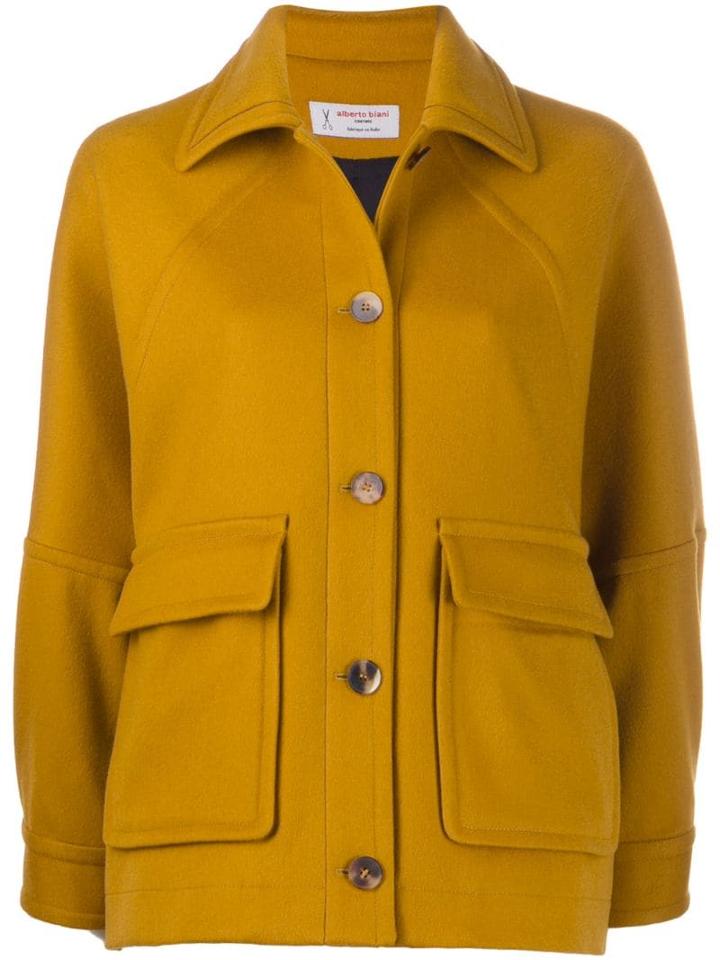 Alberto Biani Buttoned Jacket - Yellow