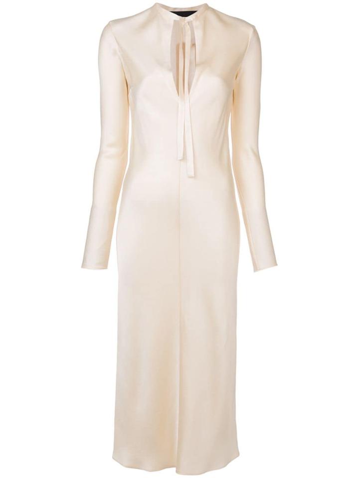 Haider Ackermann Neck Tie Dress - Neutrals