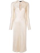 Haider Ackermann Neck Tie Dress - Neutrals