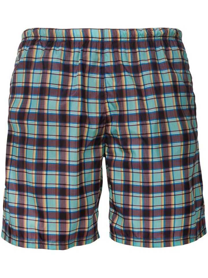 Prada Check Swim Shorts - Multicolour