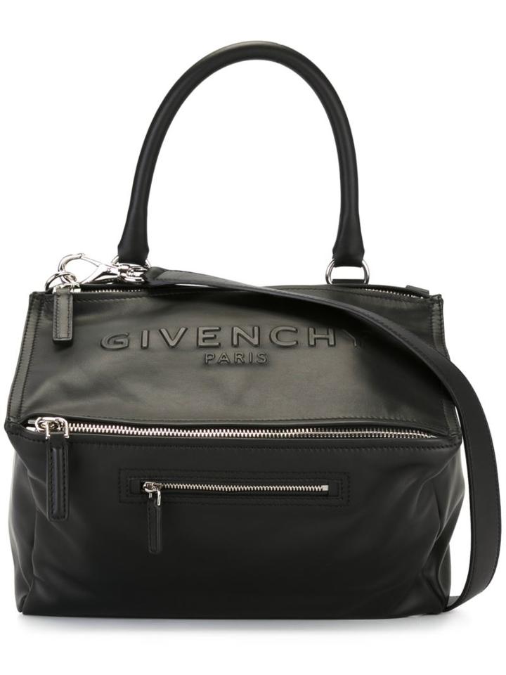 Givenchy Medium Pandora Shoulder Bag, Women's, Black, Calf Leather