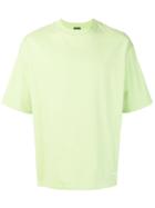 Balenciaga Embroidered Logo T-shirt - Green