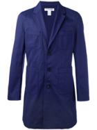Comme Des Garçons Shirt Boys Long Blazer - Blue