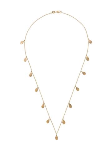 Jagga 'petal Drop' Pendant Necklace - Metallic