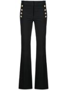 Derek Lam 10 Crosby Crosby Flare Trouser With Sailor Buttons - Blue