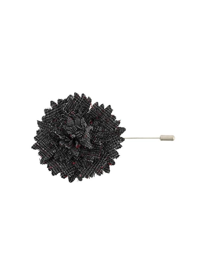 Lanvin Flower Pin - Grey