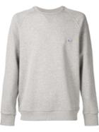 Maison Kitsuné Logo Sweatshirt, Men's, Size: Large, Grey, Cotton