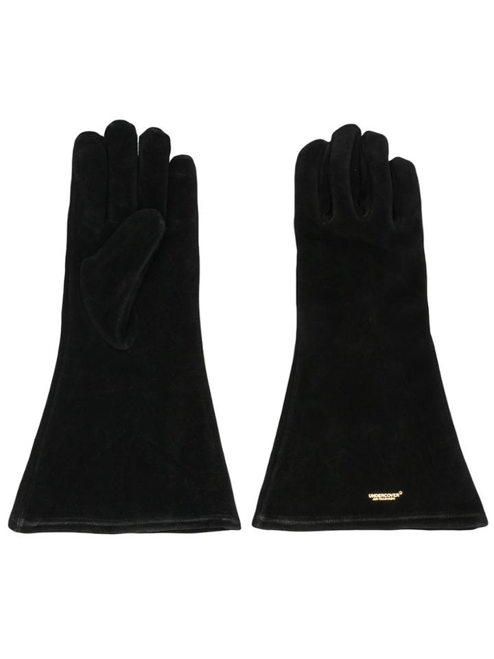 Undercover Panelled Gloves - Black