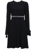 Proenza Schouler Black Stitch Mini Dress