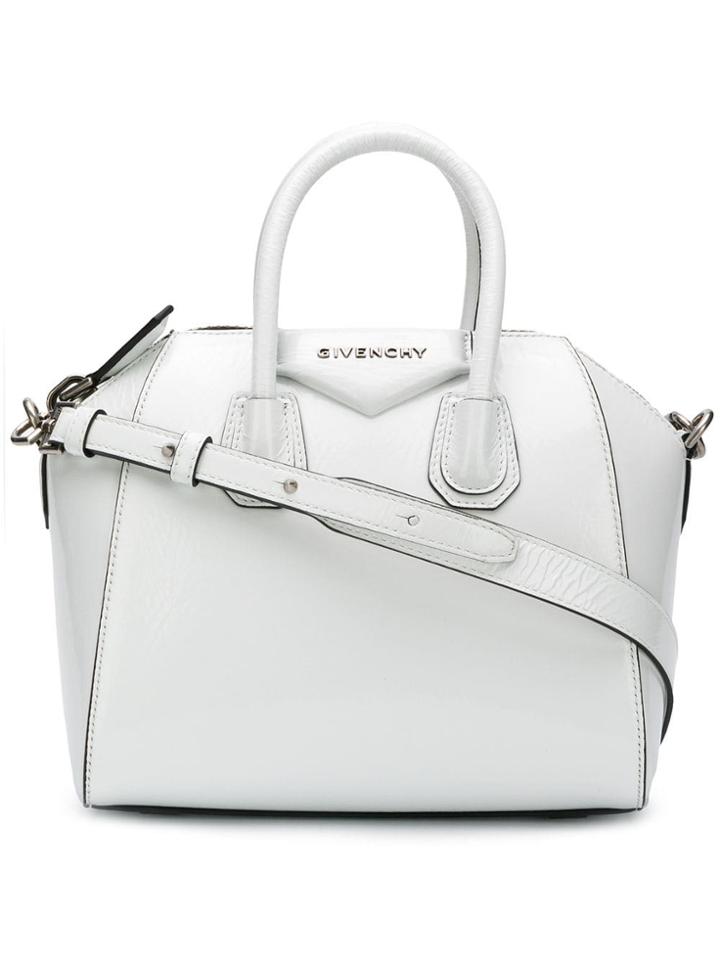 Givenchy Givenchy Bb500jb05m 100 White Leather/fur/exotic
