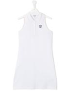 Kenzo Kids Polo Dress, Girl's, Size: 16 Yrs, White