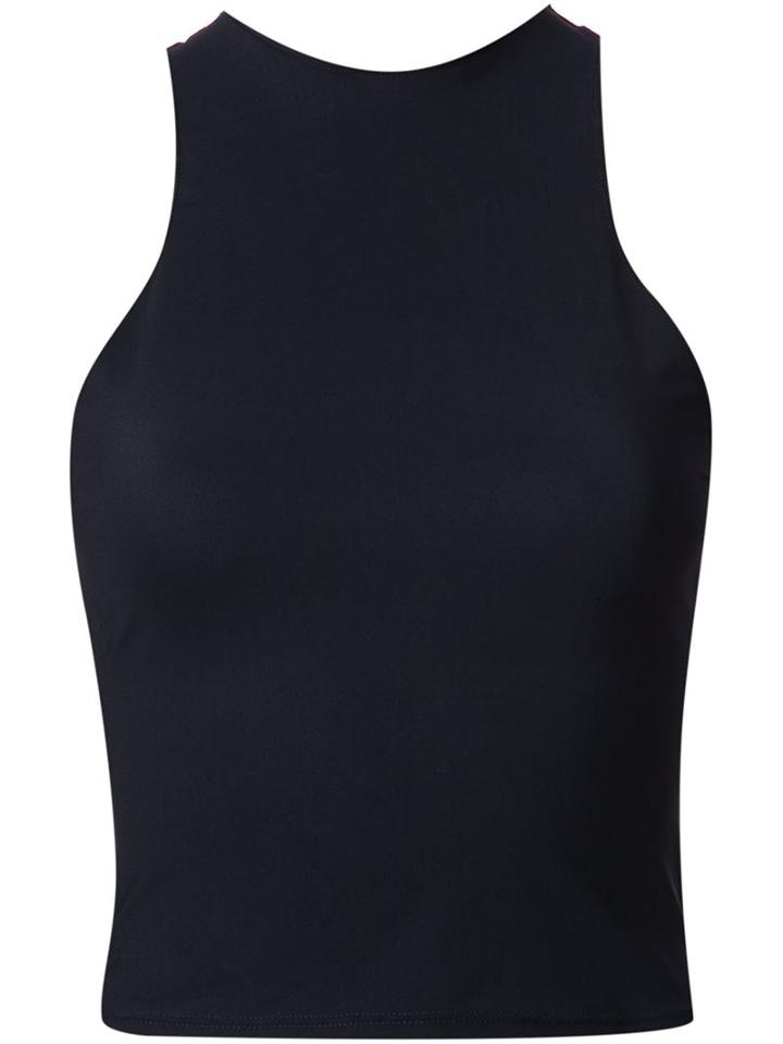Y / Project Crossback Top, Women's, Size: Medium, Black, Polyamide/spandex/elastane