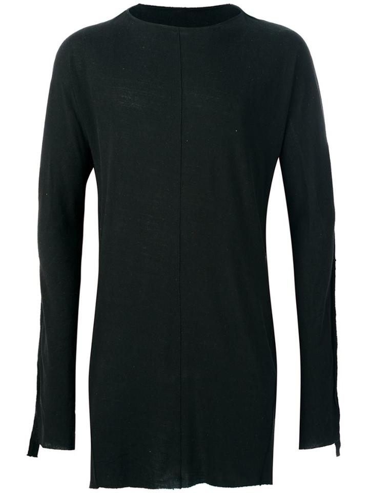 Cedric Jacquemyn Longsleeved Sidetape T-shirt - Black