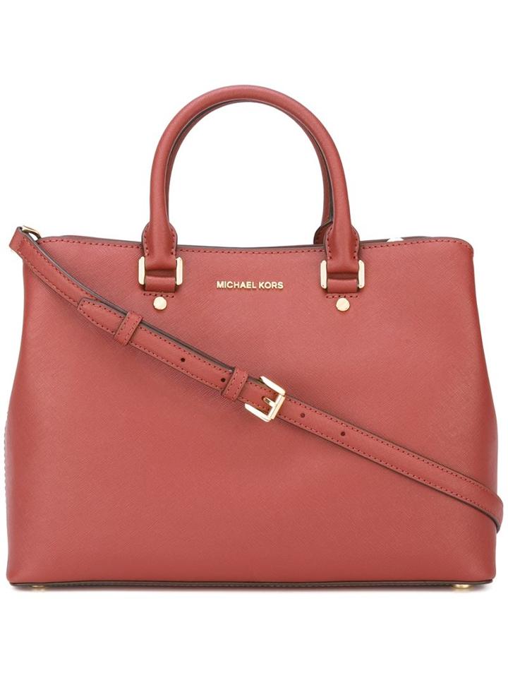 Michael Michael Kors 'savannah' Tote, Women's, Red