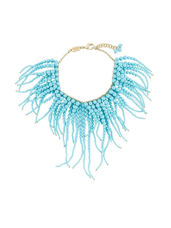 Rosantica Asymmetric Necklace, Size: Pp, Blue