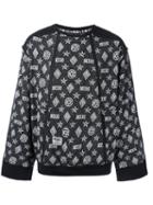 Ktz Monogram Sweatshirt, Adult Unisex, Size: Small, Black, Cotton