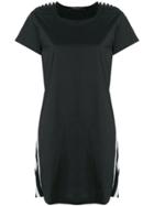 Federica Tosi Contrast Back T-shirt Dress - Black