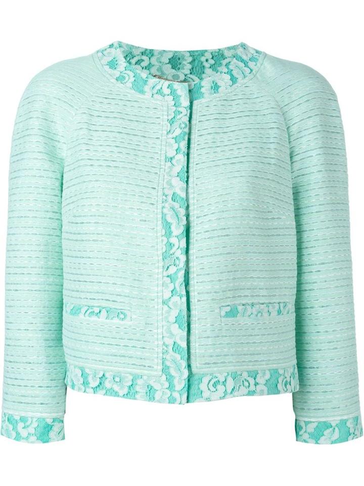 Blumarine Embroidered Flowers Blazer