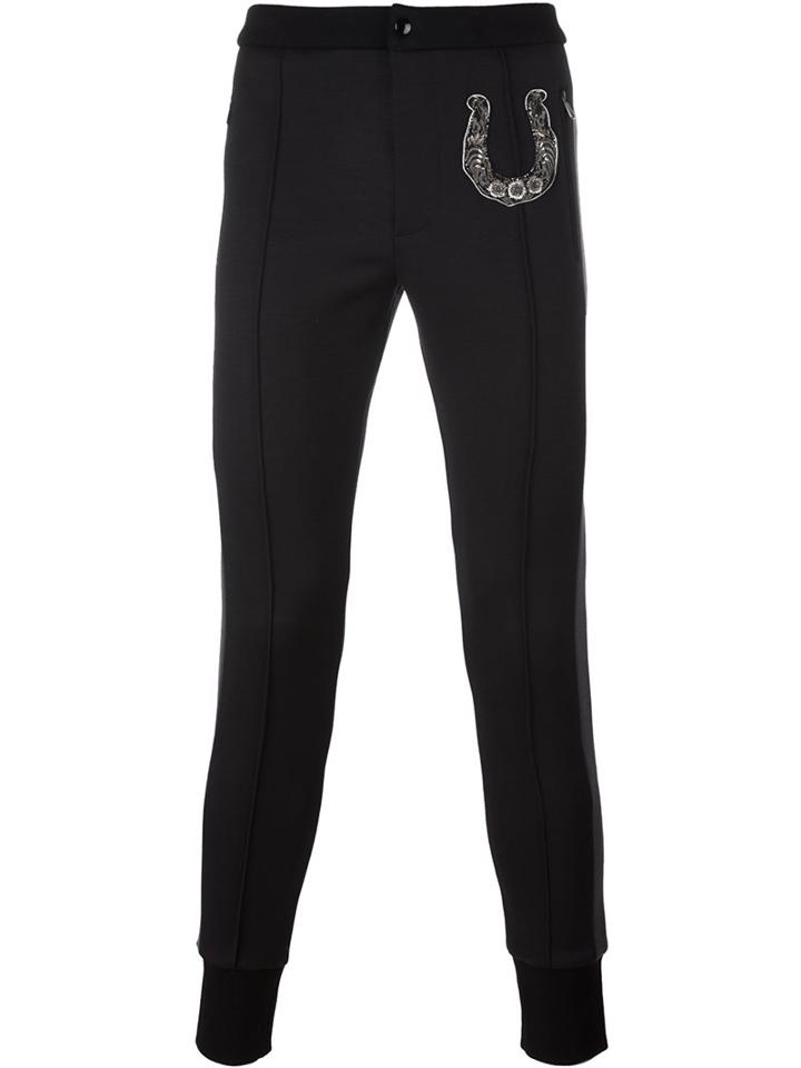 Dolce & Gabbana Horseshoe Appliqué Track Pants