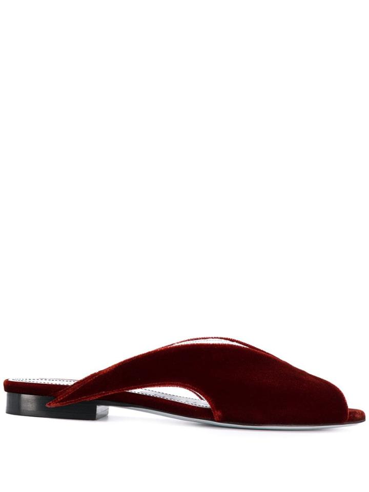Givenchy Open Toe Sandals - Orange