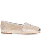 Giuseppe Zanotti Design Ruth Velvet Espadrilles - Nude & Neutrals